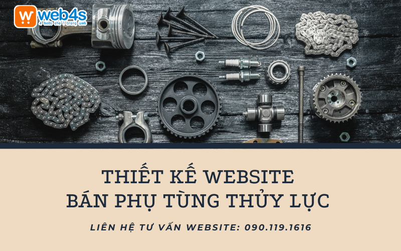 Thiết kế website bán phụ tùng thủy lực 